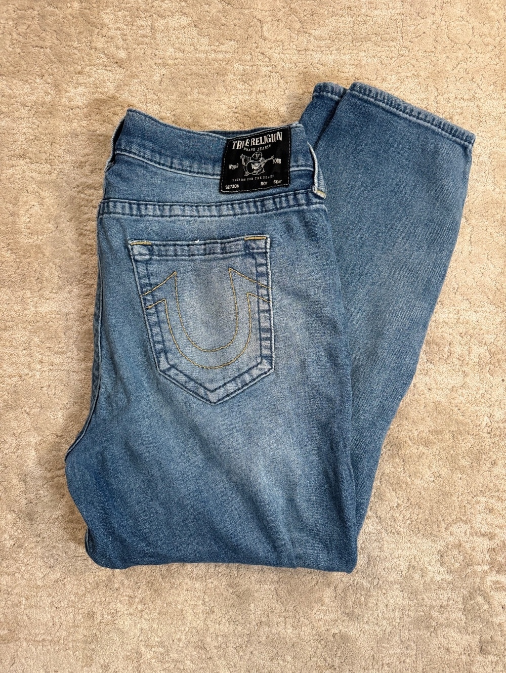 True Religion Light Danny Tapered Jeans
